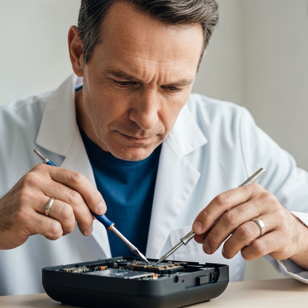 Professional repair work